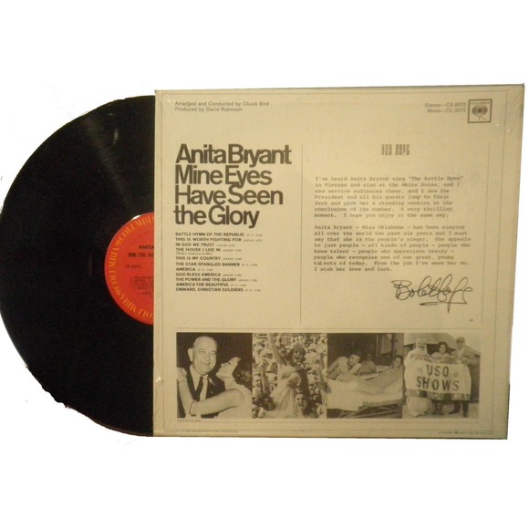 Rare Early 70's Reissue: Anita Bryant – Mine Eyes Have Seen The Glory - Picture 2 of 5